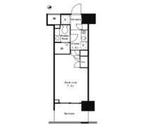 パークキューブ武蔵小杉の間取り画像