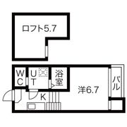 デザイナーズコーポ名北の間取り画像