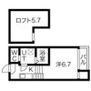デザイナーズコーポ名北の間取り画像