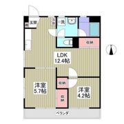 いせやハイツの間取り画像