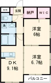 アイズタウン(V)の間取り画像