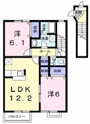 ガーデン ヴィラAの間取り画像