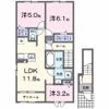アンソレイエ高浜Ⅰの間取り画像
