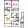 アンソレイエ高浜Ⅰの間取り画像