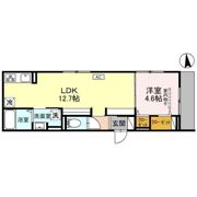 アパートメントyⅡの間取り画像