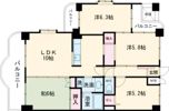 ライオンズマンション水前寺第2の間取り画像