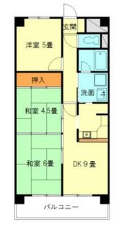 マンション木村の間取り画像