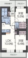 フラン シエロの間取り画像