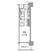 ザ・パークハビオ堂島の間取り画像