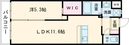 ウィングス里中の間取り画像