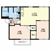 パラッツオ日永西 Aの間取り画像