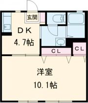 サンジェルマン Bの間取り画像