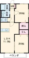 サンハイムせんり1の間取り画像