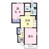 ベルハイツ・むつみ Aの間取り画像