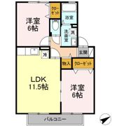 パインテールⅡの間取り画像