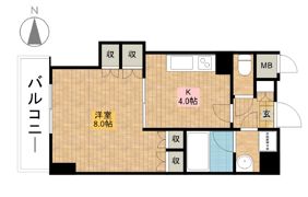 ラ カステル メウの間取り画像