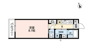 メゾン・ド・ラズリ立川の間取り画像