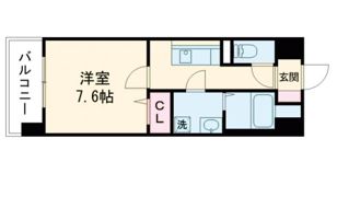 S-RESIDENCE熊本駅前の間取り画像