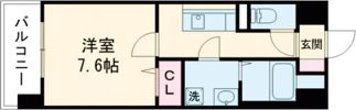 S-RESIDENCE熊本駅前の間取り画像