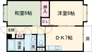 イーストビレッジ北野A棟の間取り画像