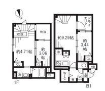 アグレシオ品川大井の間取り画像