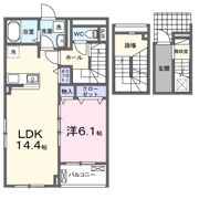 アバンツァートⅠの間取り画像