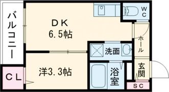 ジーメゾン大和郡山ルブレ 犬(中型犬まで可)猫2匹可 事務所可の間取り画像