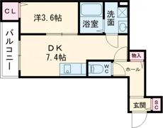 ジーメゾン大和郡山ルプレの間取り画像