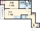 ジーメゾン大和郡山ルプレの間取り画像