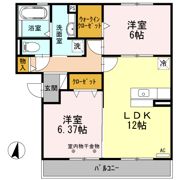 サザンクロス Aの間取り画像