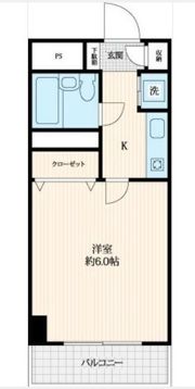 ラカータ川越の間取り画像