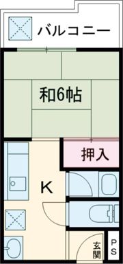 シャルル四条畷駅前の間取り画像