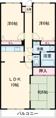 ドルフィン伏石の間取り画像