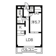 メロン宇佐美の間取り画像