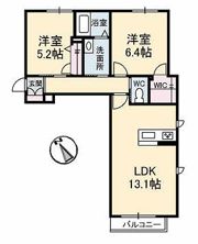 グリーンガーデン国富の間取り画像