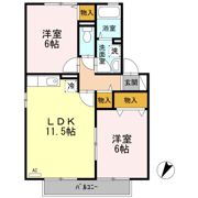 Links garden Ⅰの間取り画像