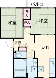 メゾンドたかじゅんNo.2の間取り画像