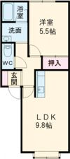 コーポアビッシュの間取り画像