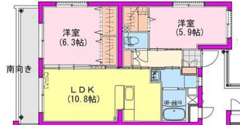 （仮称）都城栄町Uマンションの間取り画像