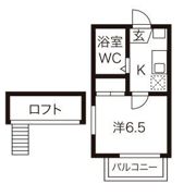 レオパレス八田第9の間取り画像