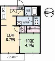グローバルハイツの間取り画像