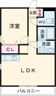 ディアコーポ大保の間取り画像