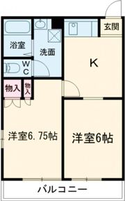 レジデンス大川の間取り画像