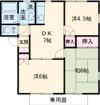 リバーコンフォール A棟の間取り画像