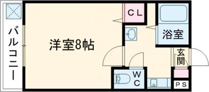 メゾンサイプレスⅡの間取り画像