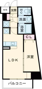 ファーストフィオーレ神戸ハーバーランドの間取り画像