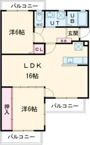 メゾンジョワの間取り画像