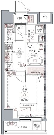 クレヴィスタ板橋本町の間取り画像