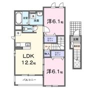 ソレイアード大原の間取り画像