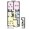 リッソ カージェの間取り画像